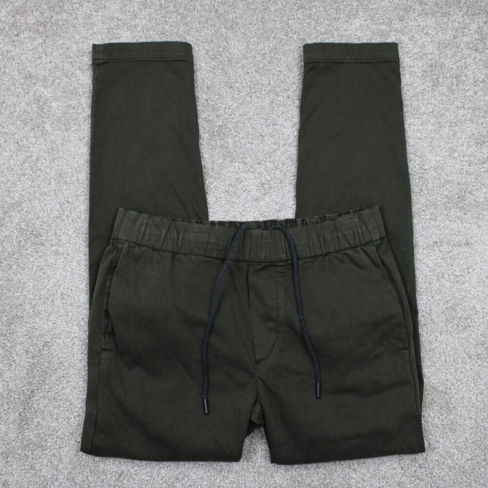 J Brand Spadium Jogger Pants Mens XS Green Drawstring Stretch‎ w/ 28" inseam